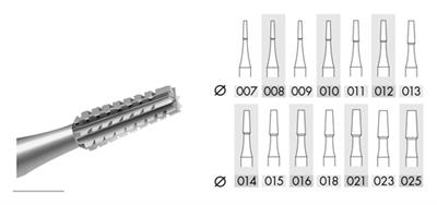 38 Steel Cone Cross Cut Burs