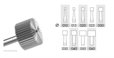 Wheel and Cylinder Burs