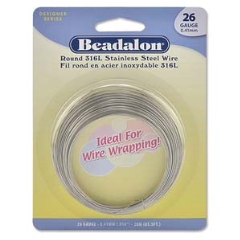 Stainless Steel Wire Round 26 Gauge 0.41mm x 20m