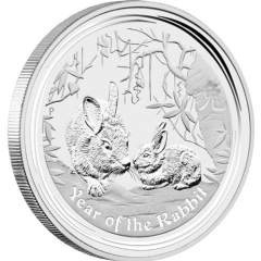Fine Silver Coin Rabbit 2011 2oz