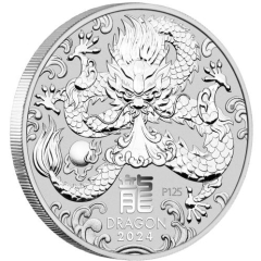 Fine Silver Coin Dragon 2024 2oz