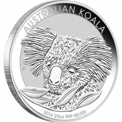 Fine Silver Coin Koala 2014 1/2oz