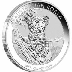 Fine Silver Coin Koala 2015 1/2oz
