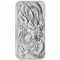 Fine Silver Coin Rectangular Dragon 2021 1oz