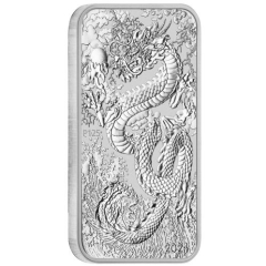Fine Silver Coin Rectangular Dragon 2024 1oz
