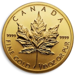 Fine Gold Coin Maple 1/10oz