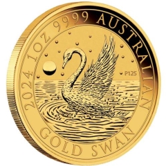 Fine Gold Coin Swan 2024 1oz