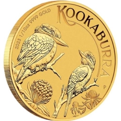 Fine Gold Coin Kookaburra 1/10oz 2023