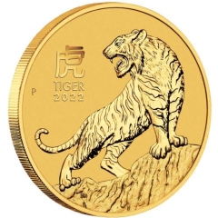 Fine Gold Coin - 2oz Australian Lunar Tiger 2022