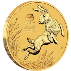 Fine Gold Coin - 2oz Australian Lunar Rabbit 2023
