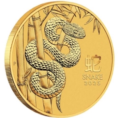 Fine Gold Coin - 2oz Australian Lunar Snake 2025