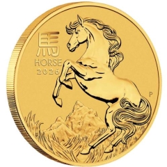 Fine Gold Coin - 2oz Australian Lunar Horse 2026