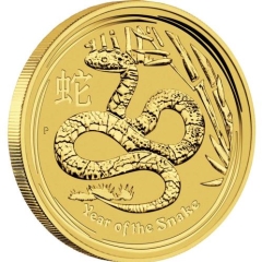 Fine Gold Coin - 2oz Australian Lunar Snake 2013