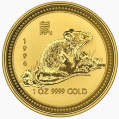 Fine Gold Coin - 1oz Australian Lunar Mouse 1996