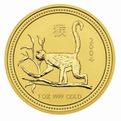 Fine Gold Coin - 1oz Australian Lunar Monkey 2004
