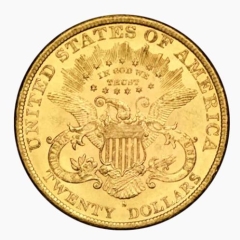 900 Gold Coin Double Eagle (Liberty Head) $20.00