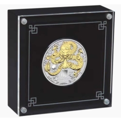 Fine Silver Coin Gilded Dragon 2024 1oz