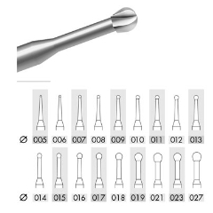 Bur Tungsten Carbide Round 1.80mm