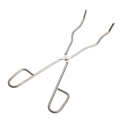 Tongs Crucible/Flask Short Neck S/S