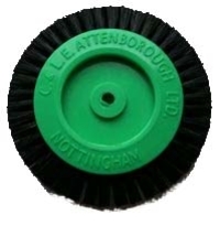 Brush Black Bristle 70mm 2 Row