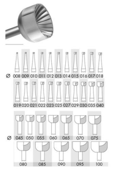 Bur Steel Cup S 1.70mm