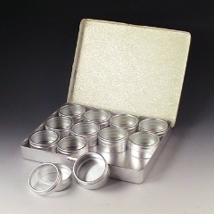 Aluminium Box with 12 containers