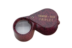 18mm 10x Triplet Pink Marble