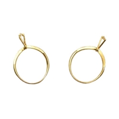 Stone Display Gold Short Prong