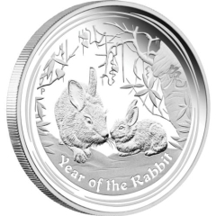 Fine Silver Coin Rabbit 2011 10kg