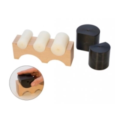 Large  Wooden Swage Block with 5 Nylon Shaping Tools