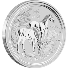 Fine Silver Coin Horse 2014 1kg