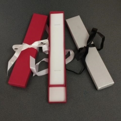 Bracelet Box Cardboard Black/Silver - Pack of 6