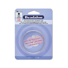 Stainless Steel Wire Round 16 Gauge 1.3mm x 1.75m