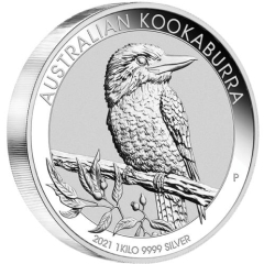 Fine Silver Coin Kookaburra 2021 1kg