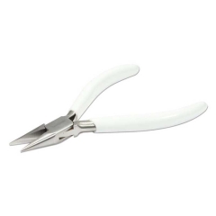 Plier Chainnose 130mm w Spring White PVC